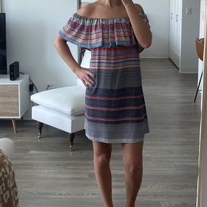 Top Shop Off The Shoulder Sun Dress